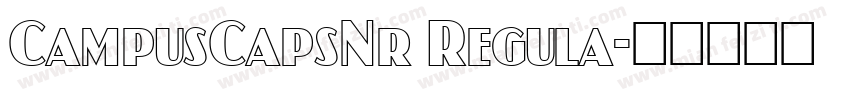 CampusCapsNr Regula字体转换